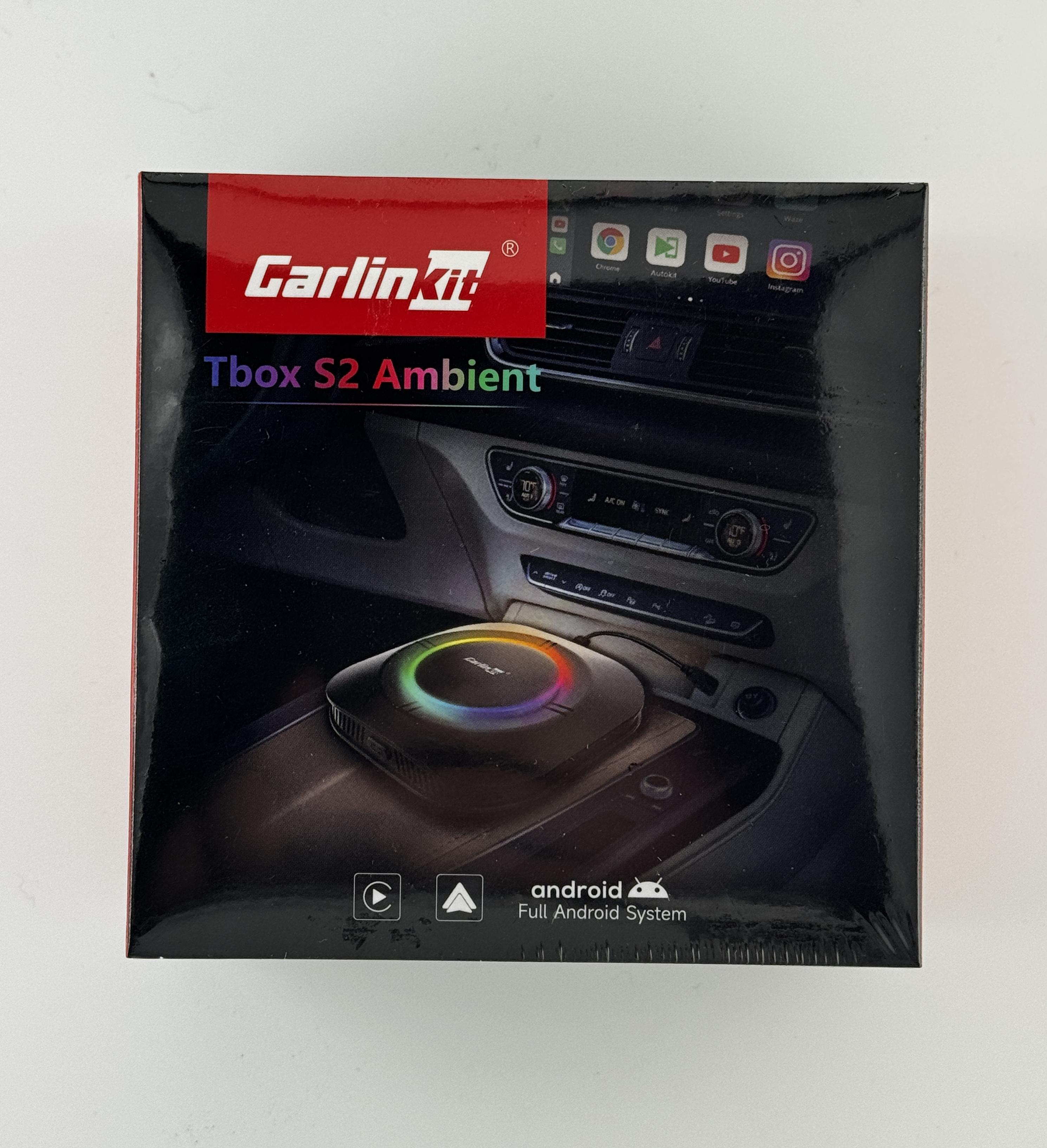 Адаптер беспроводной CarlinKit Box Ambient CarPlay/Android Auto/Netflix/YouTube 4/64 GB (29880681)