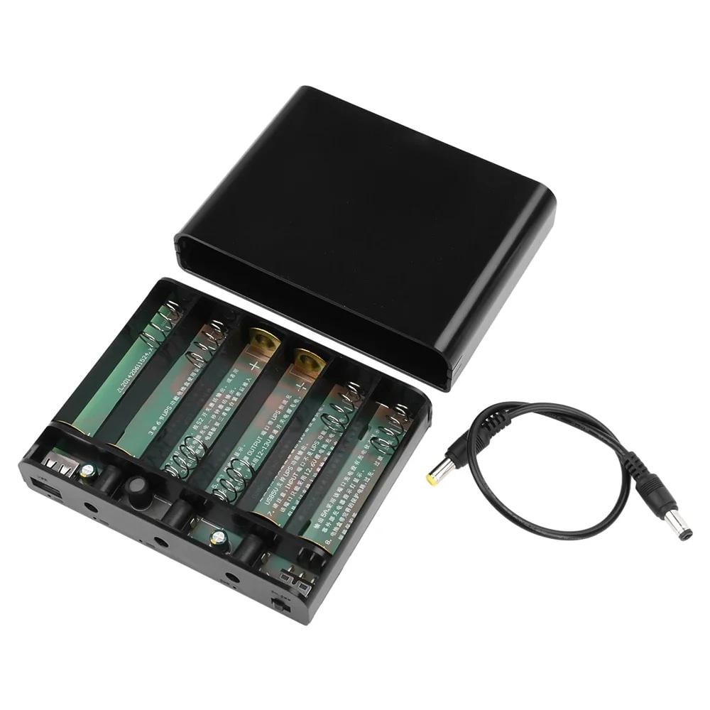 Источник бесперебойного питания UPS 60W DC 12V/9V/5V USB под аккумуляторы 18650 для роутера /с блоком питания (32085390)