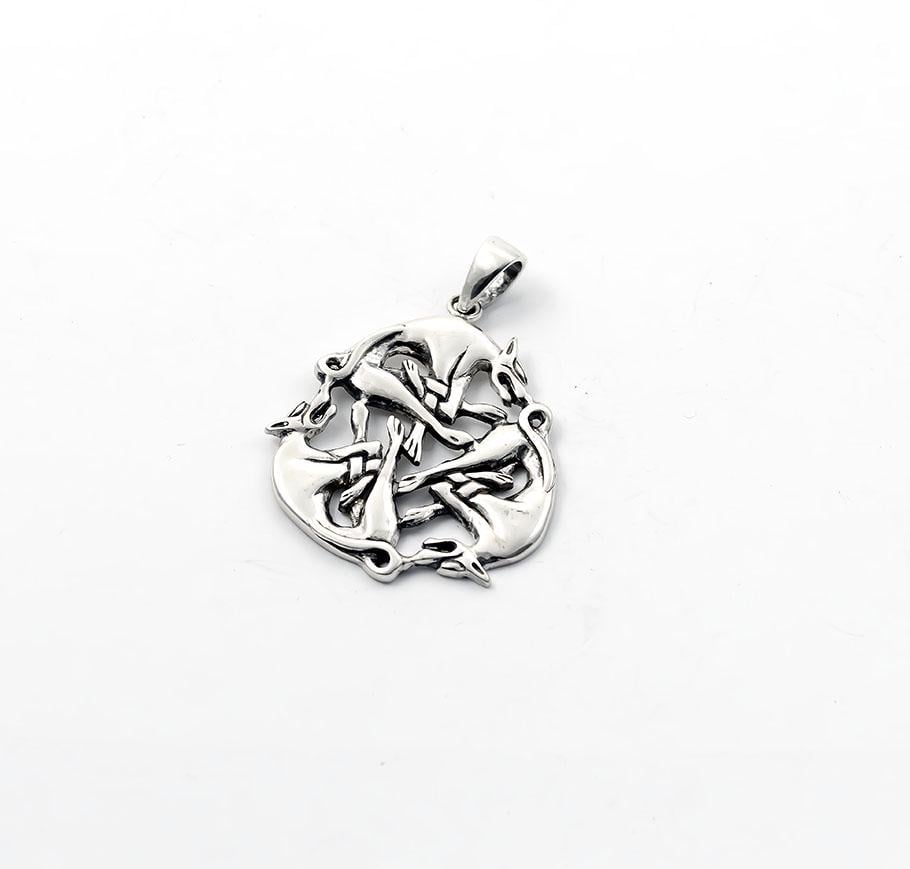 Кулон оберег Maxi Silver 5593 Волчья стая (85593)