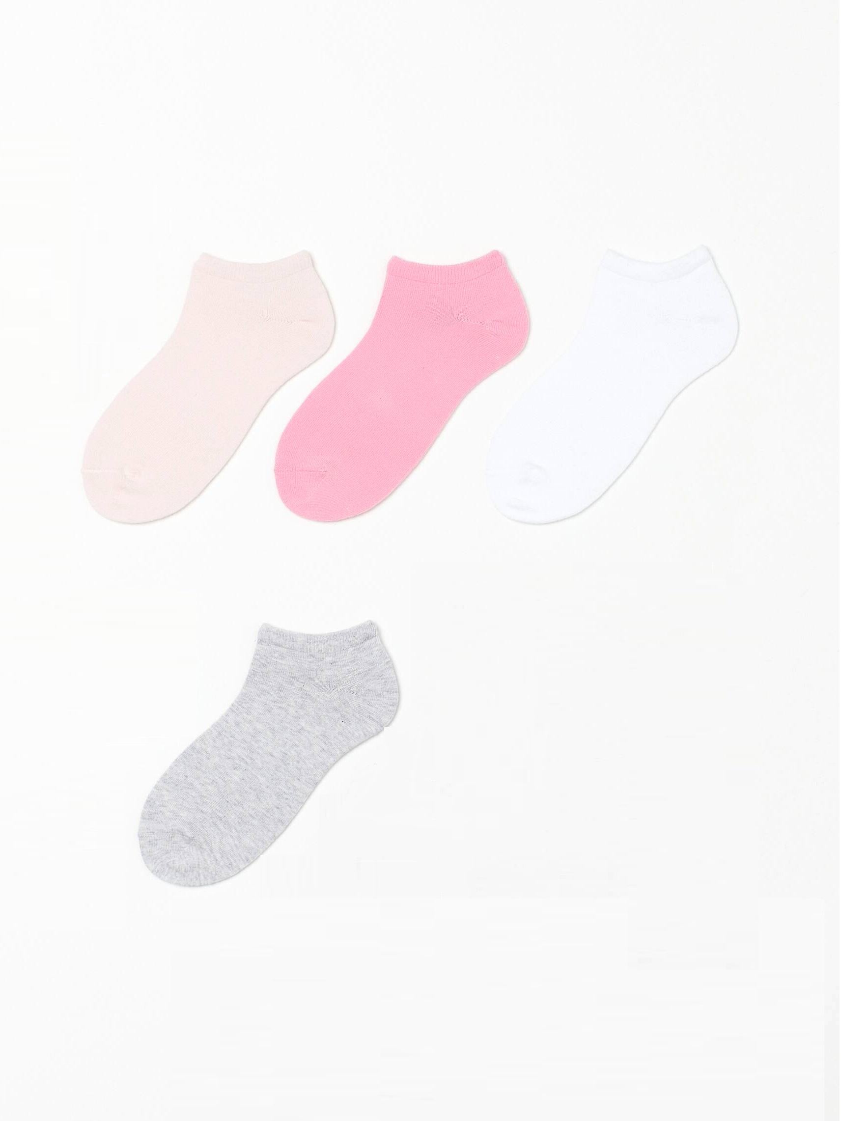 Шкарпетки H&M 4 пари р. 31-33 Білий/Сірий/Рожевий (А411679709) Шкарпетки H&M 4 пари р. 31-33 Білий/Сірий/Рожевий (А411679709)
