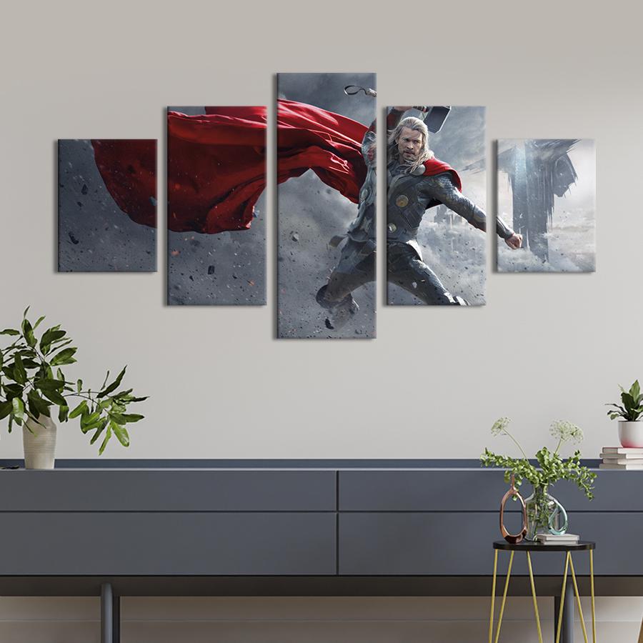 Картина на холсте Thor: The Dark World 162x80 см (1520-52)