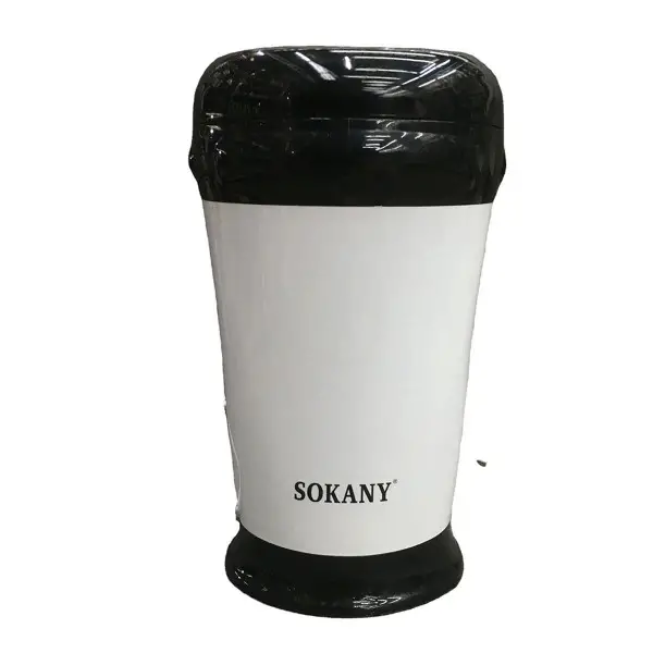 Кавомолка електрична Sokany SK-3024 ножова 150 Вт на 75 г Біла (147-107-SM-3012)