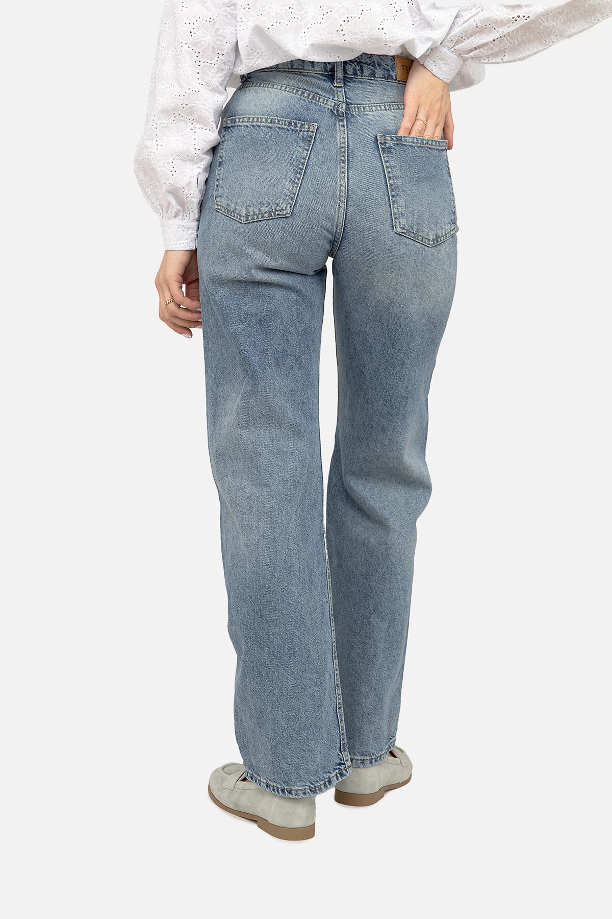 Джинсы женские Straight ЦБ-00271848 р. 44 Синий (SKT001049771) - фото 2 Джинсы женские Straight ЦБ-00271848 р. 44 Синий (SKT001049771) - фото 2