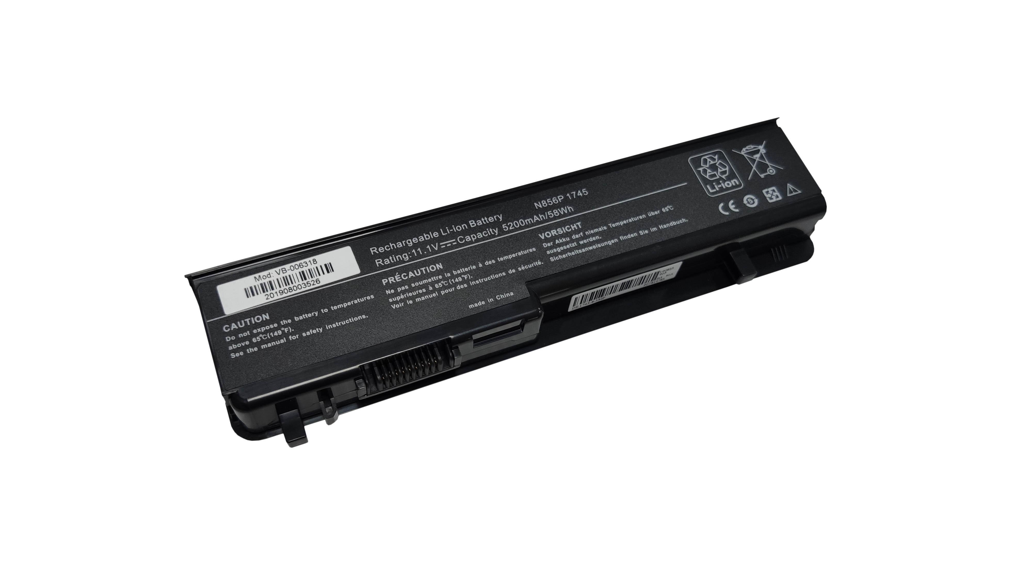 Аккумулятор для ноутбука Dell N856P Studio 1745 11,1 V 5200 mAh