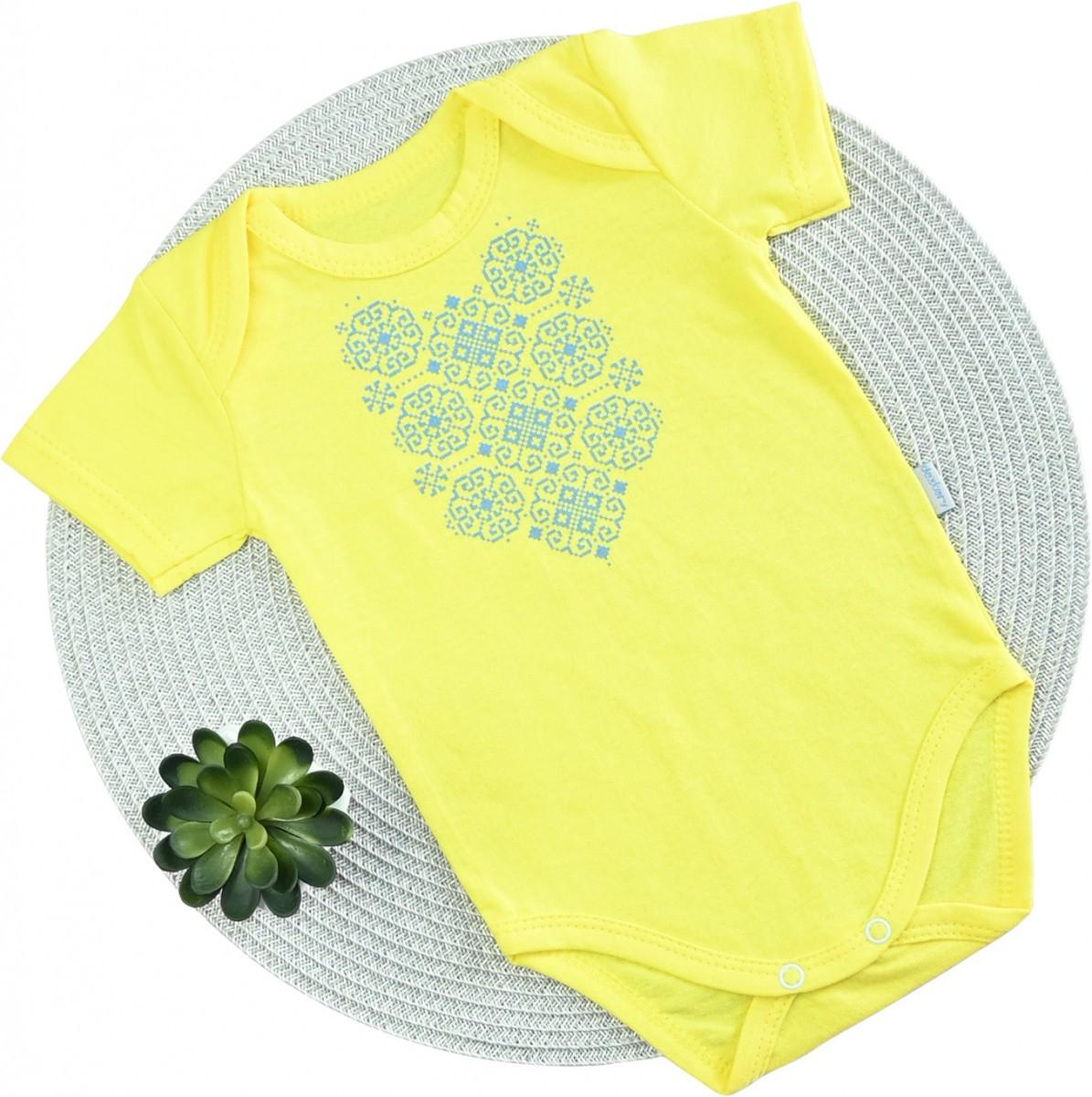 Боди Dexter's Вышиванка 68 см Желтый