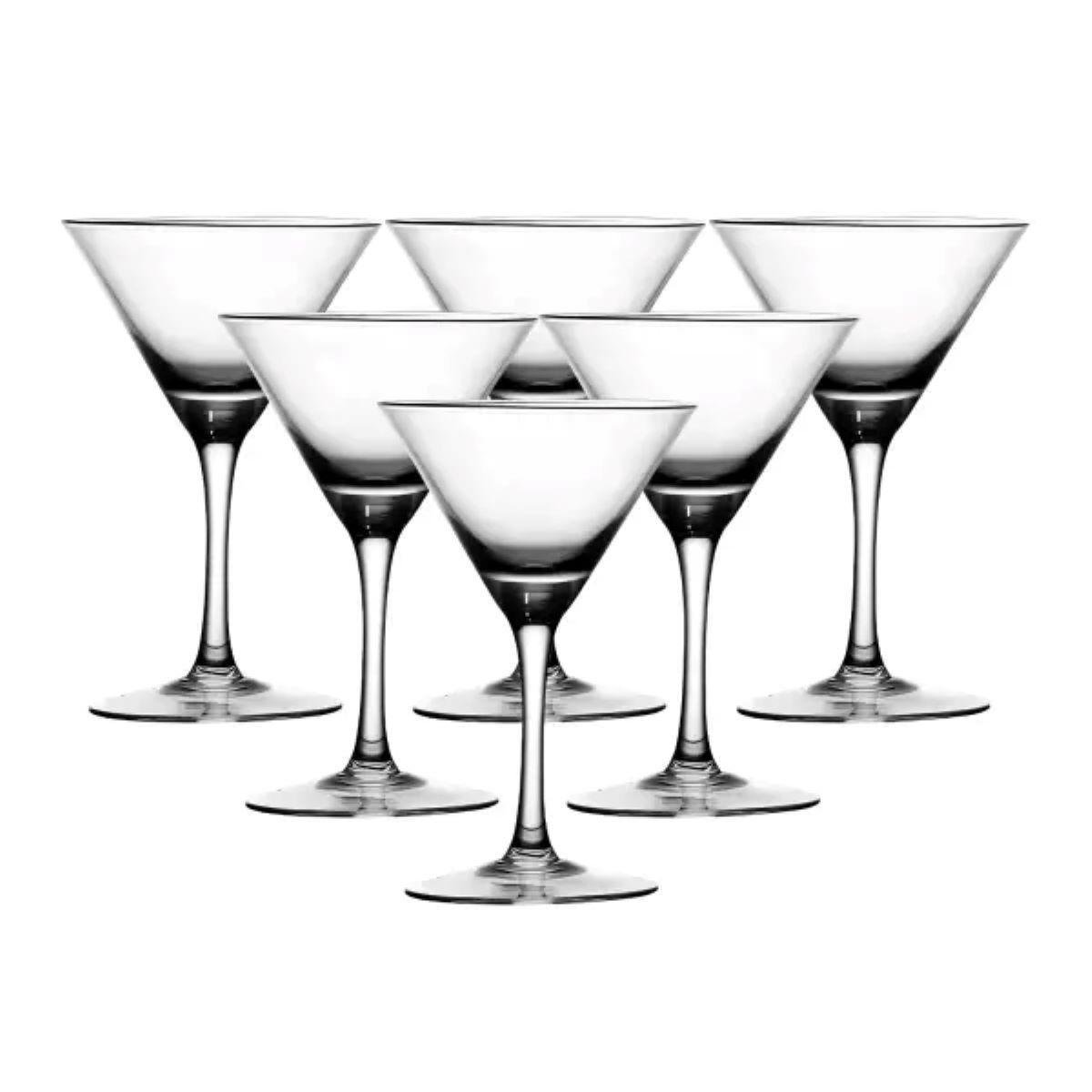 Набор бокалов мартини на высокой ножке 6 шт. по 190мл 6 шт. (HP563)