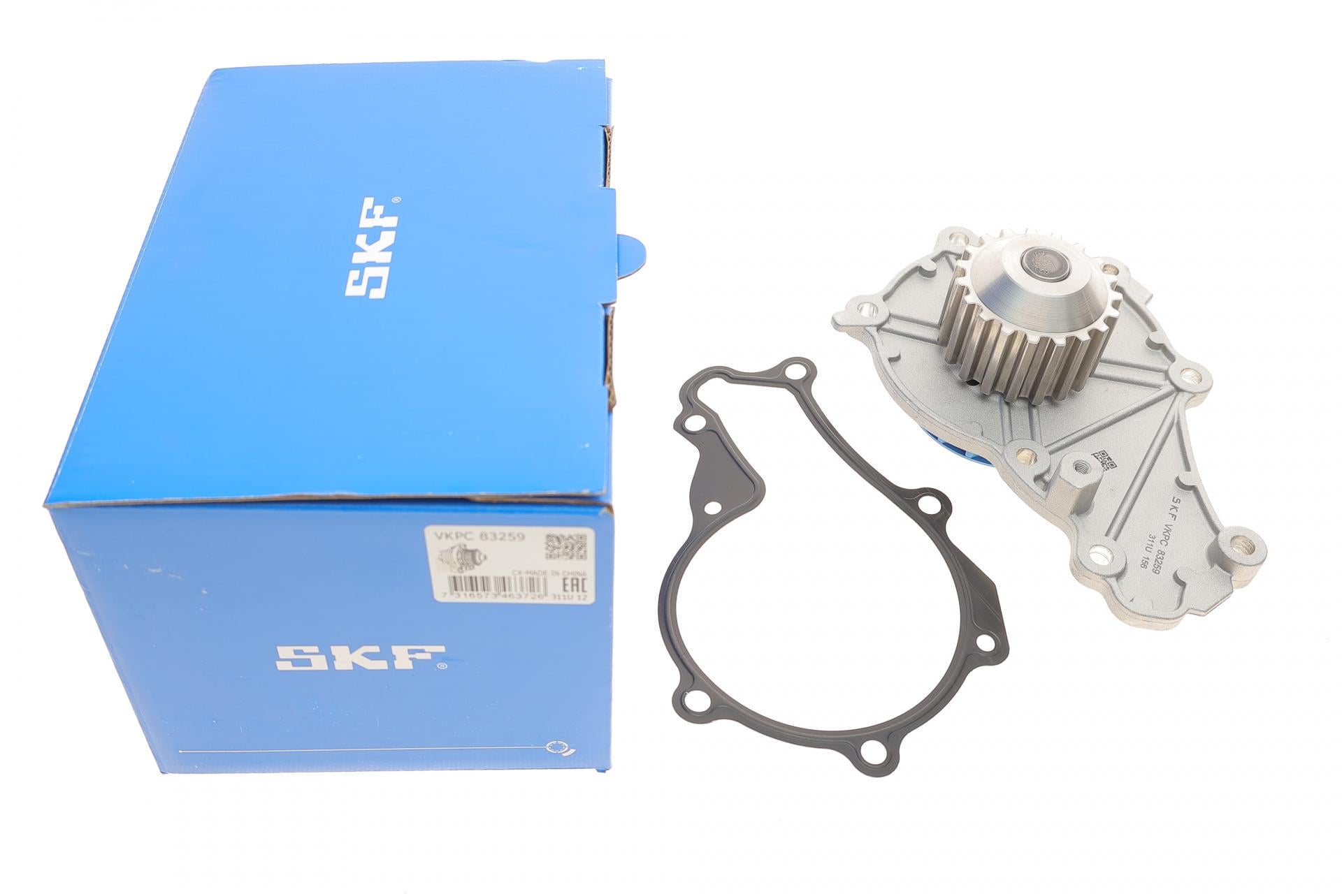 Водяна помпа SKF Citroen Berlingo/C2-C5/Fiat Scudo/Ford Transit/Focus/Mazda 3 1.4-1.6TDCI/HDI/D 04- 19z (VKPC 83259)