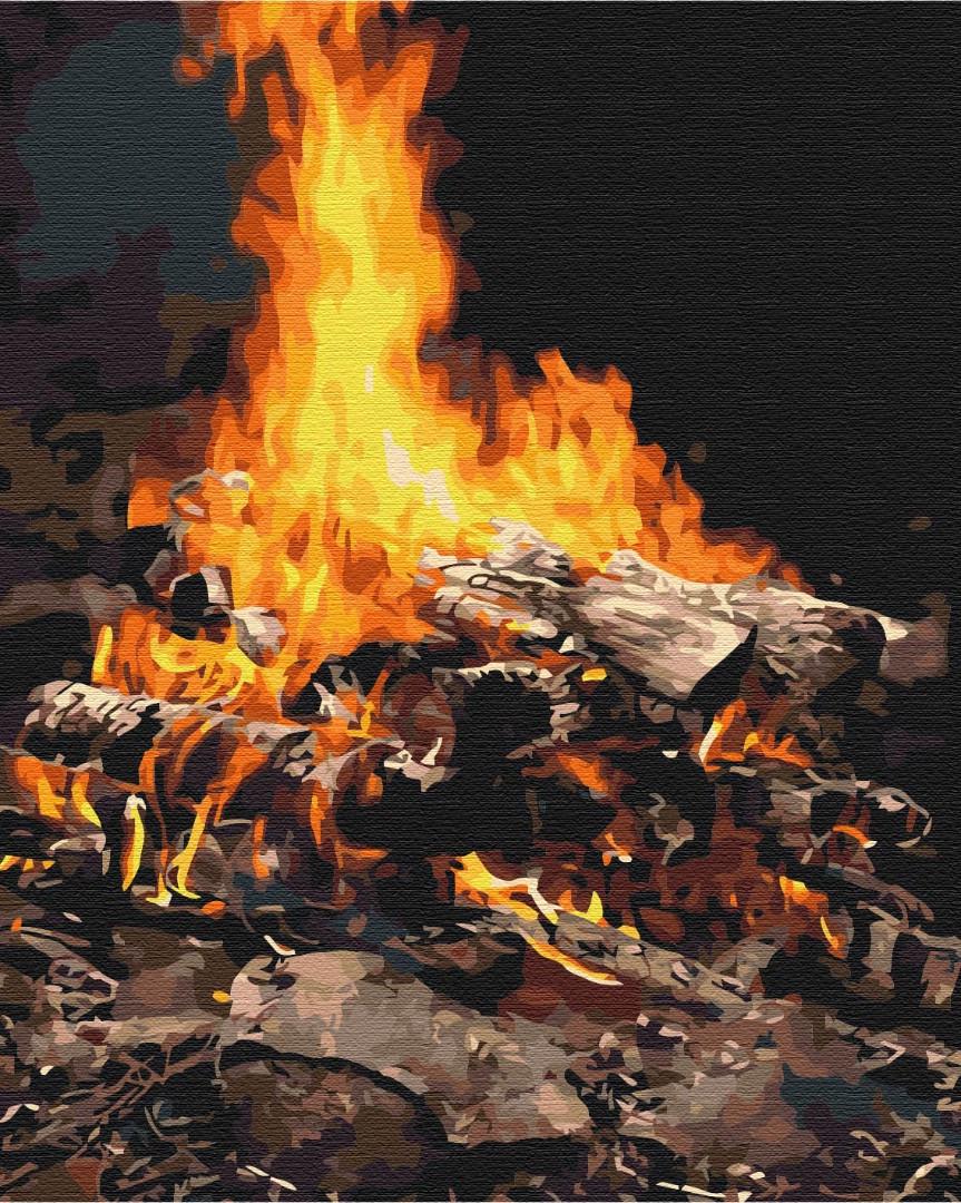 Картина за номерами Brushme Багаття 40х50 см