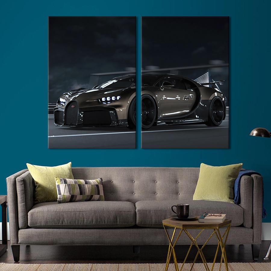 Картина на холсте Блестящий Бугатти 111x81 см (1302-2)