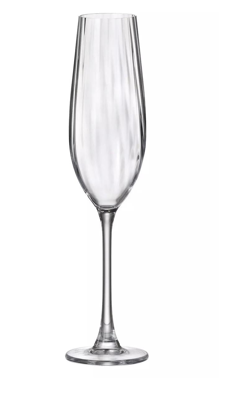 Бокалы для шампанского Bohemia Columba Optic 260 мл 6 шт. (1SI81/00000/260)