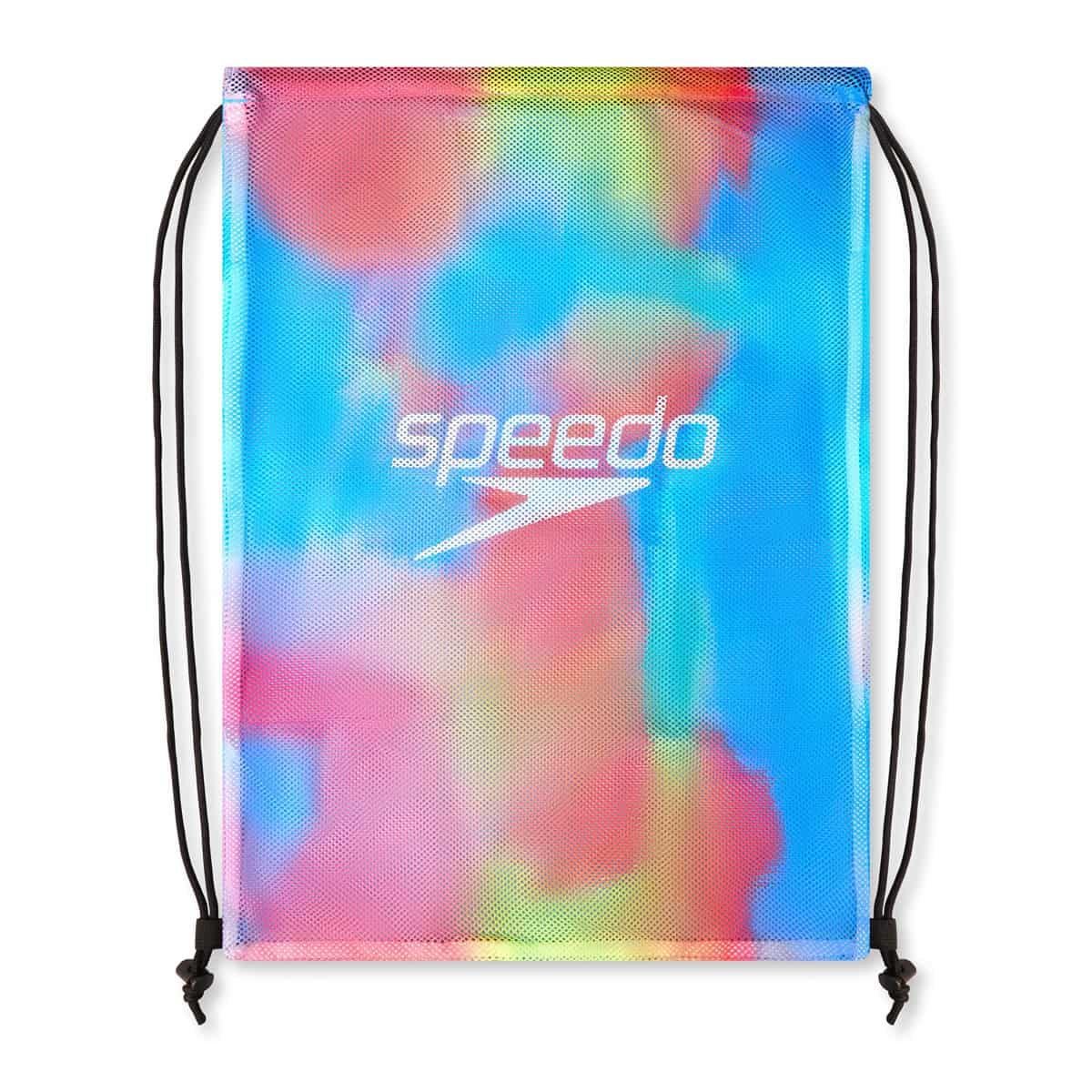 Спортивна сумка для плавального інвентарю Speedo PRINTED MESH BAG 8-1281317638 35 л Різнокольоровий (27980455)