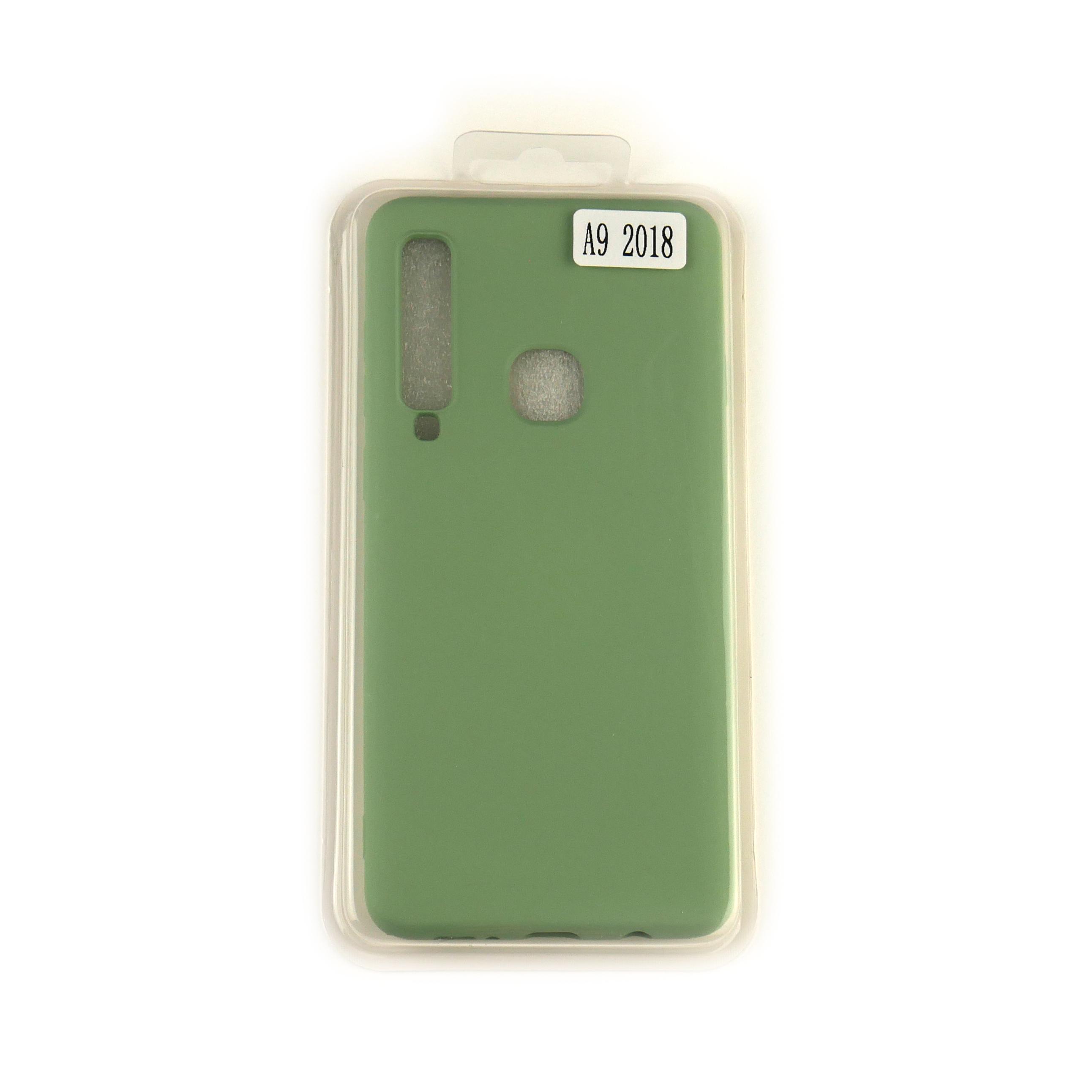 Чехол Silicone Case Full Cover Samsung A9 2018 Зеленый