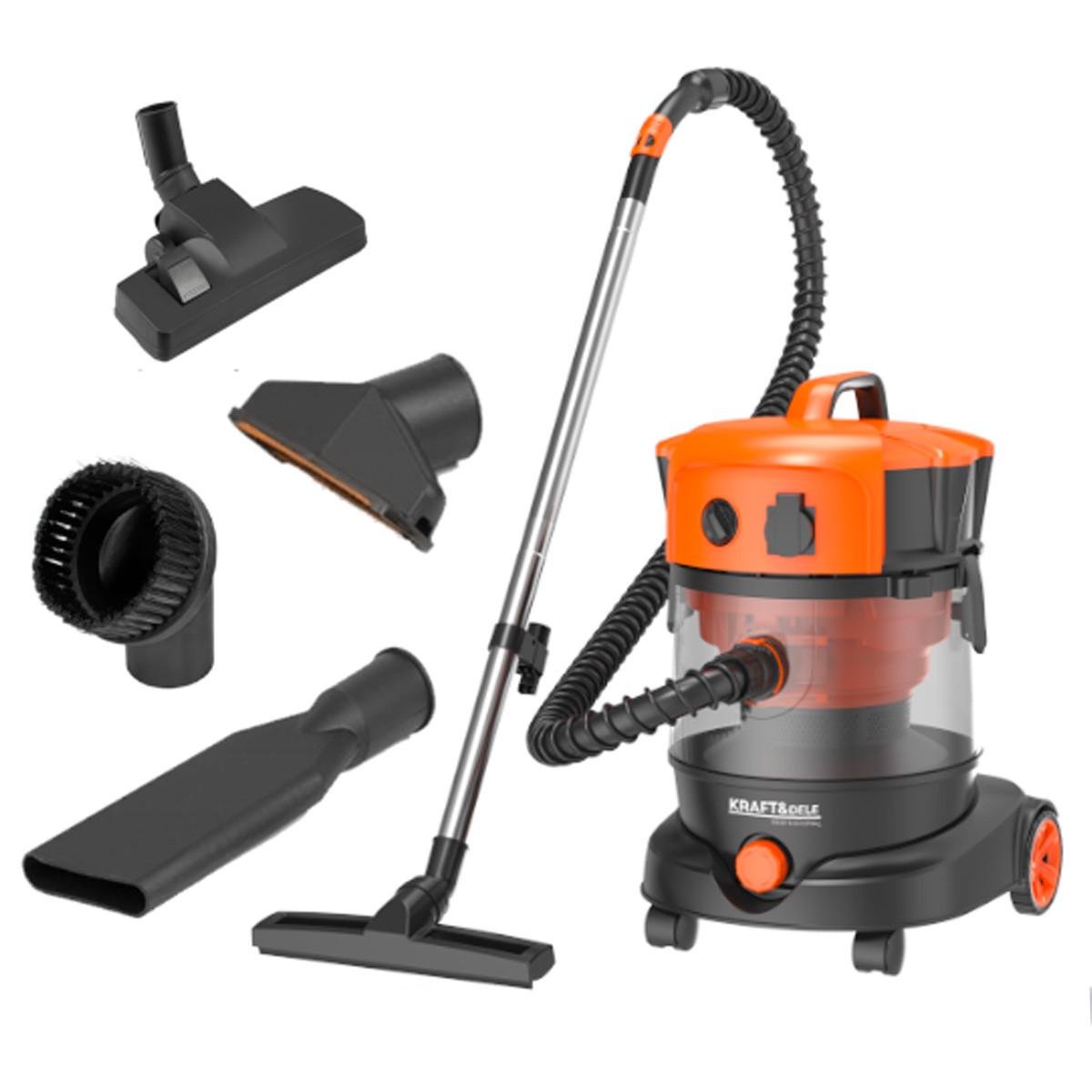 Пылесос промышленный Kraft&Dele KD5156 2482146062 1400 Вт 25 л (2482146062)