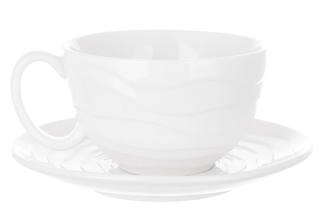 Набор чашек фарфоровых BonaDi Волна 220 мл 4 шт. (988-437)