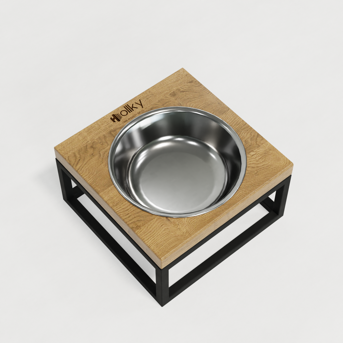 Миска на подставке для кошек и маленьких собак Hollky Base Solo S 0,45 л (S-18187-BLNT) - фото 7 Миска на подставке для кошек и маленьких собак Hollky Base Solo S 0,45 л (S-18187-BLNT) - фото 7
