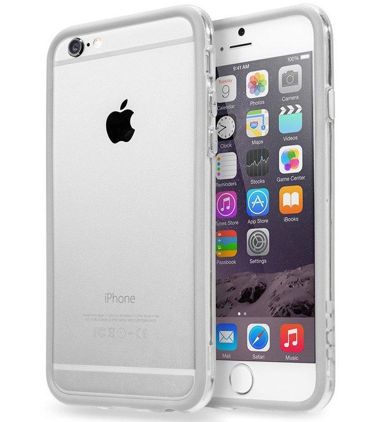 Чехол-бампер LAUT LOOPIE Bumper for iPhone 6/6S, Clear (LAUT_iP6_LP_C)