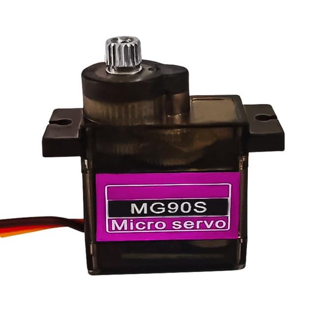 Сервопривод Servo Motor MG90S 180° цифровой металлический редуктор для FPV дронов (00-00024590)