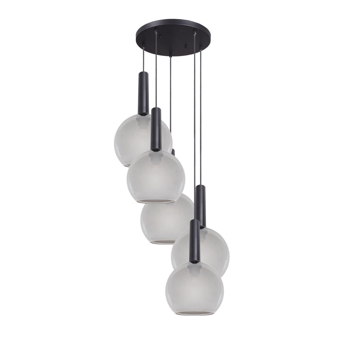 Люстра подвесная Brille BL-440S/5B E27 Smoke