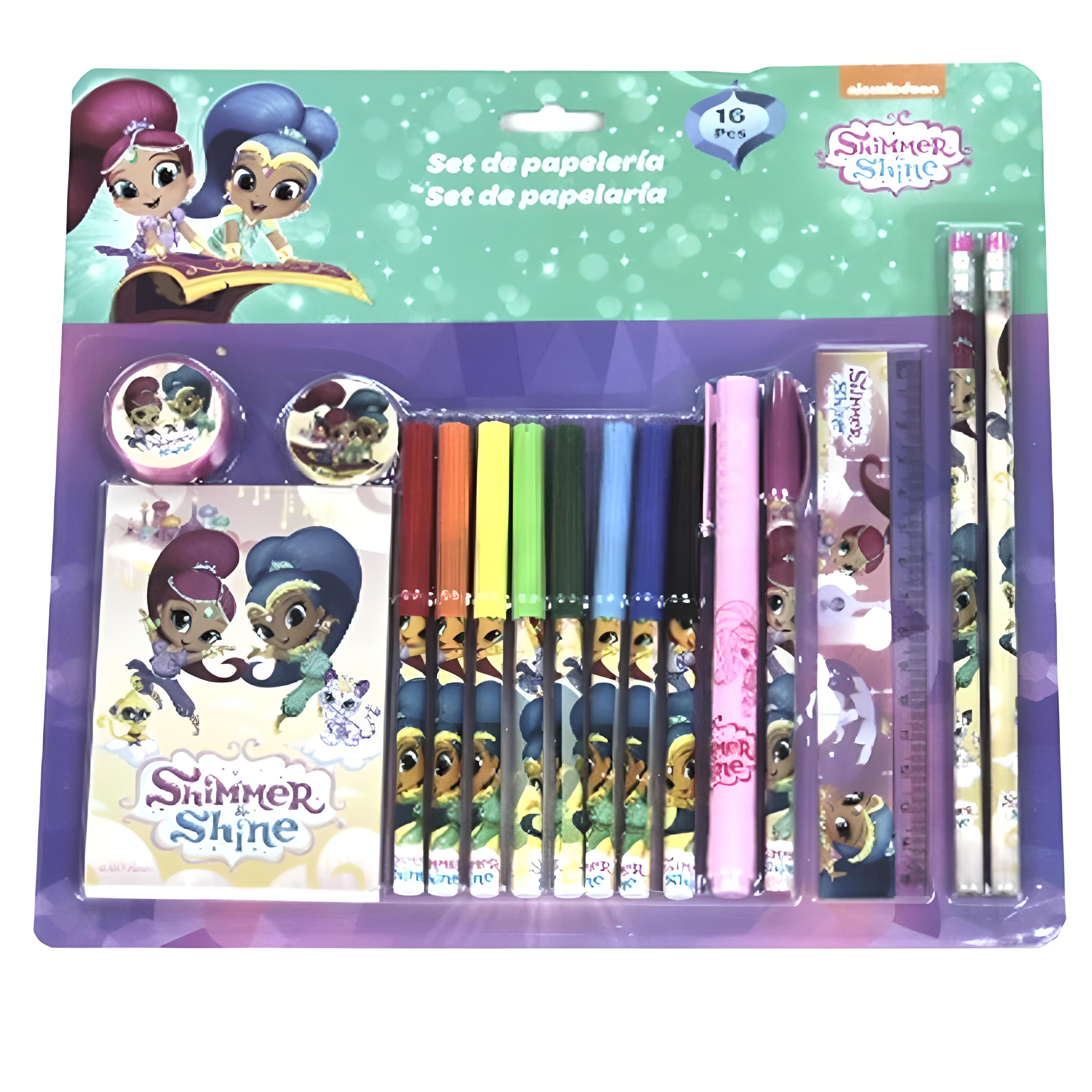 Набір канцелярський Kids Licensing SH17033 Shimmer and Shine 16 ел.