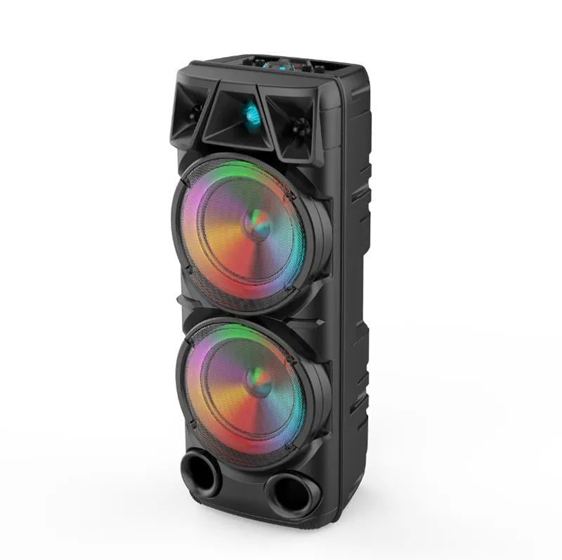 Портативная акустическая система Winso ZQS8210 с микрофоном и пультом 2х8" 40 W (6f41c40b)