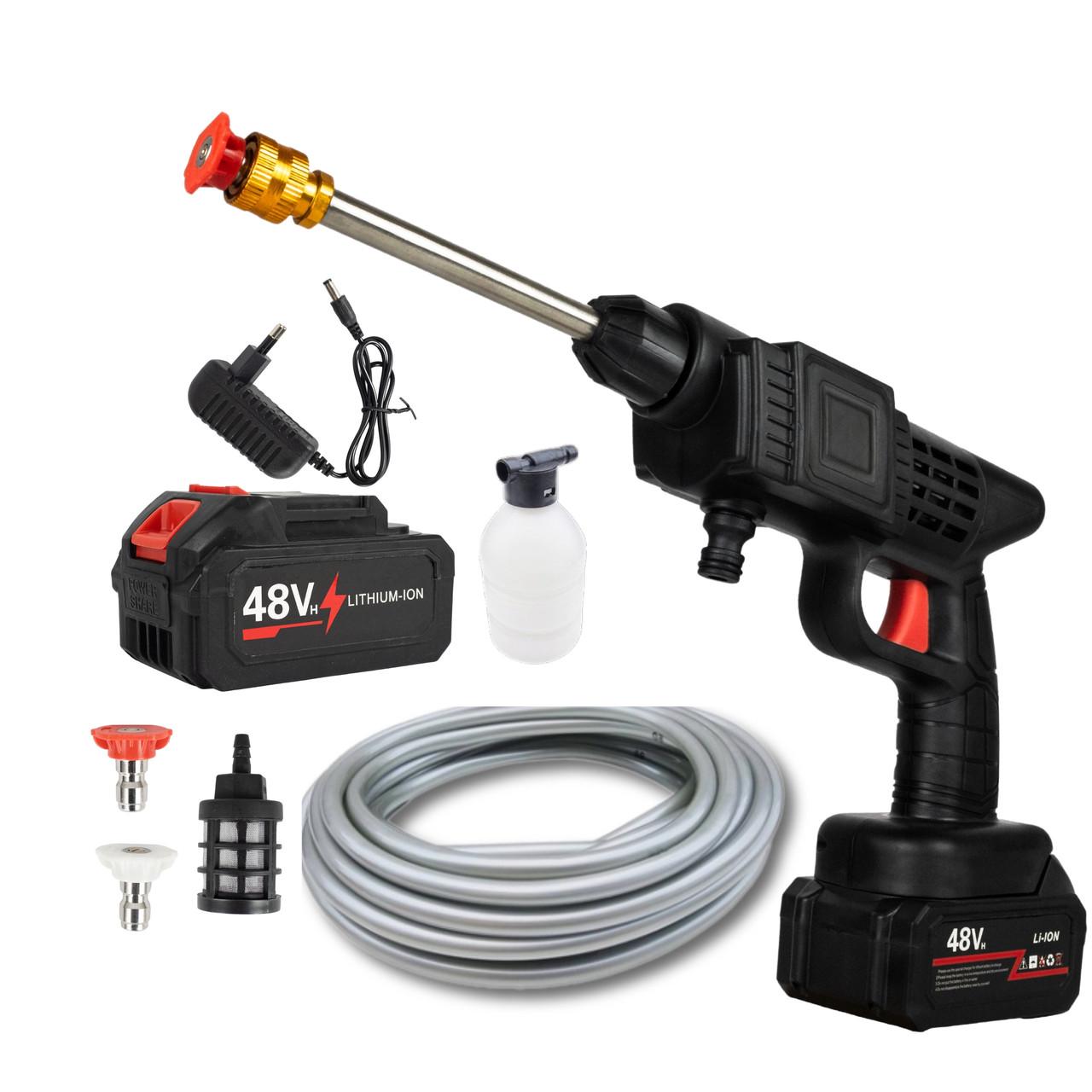 Минимойка высокого давления аккумуляторная RELENTLESS 26 бар 48 В 3,5 л/мин