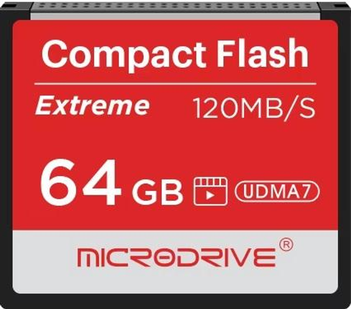 Карта пам'яті Compact Flash Extreme Microdrive 64 ГБ 120 МБ/с (23449711)