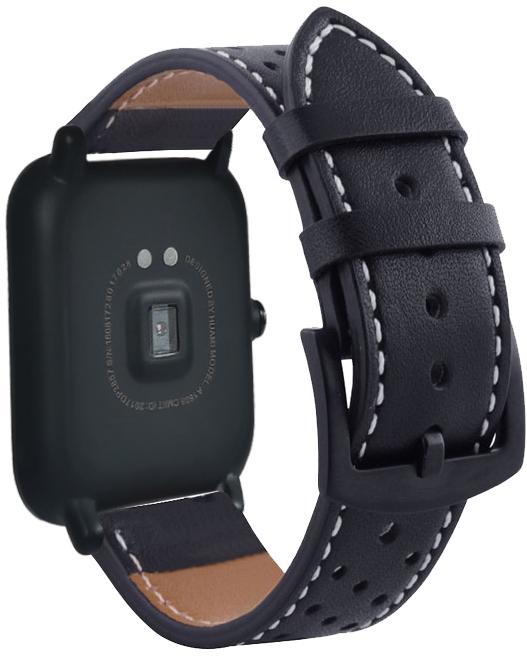 Ремешок кожаный Classico для Amazfit Bip Black (16955)