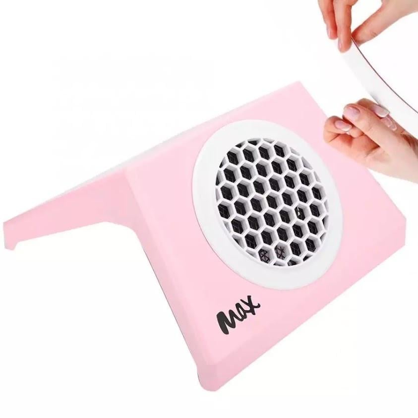 Витяжка настільна професійна MAX для манікюру та педикюру 120 Вт Рожевий