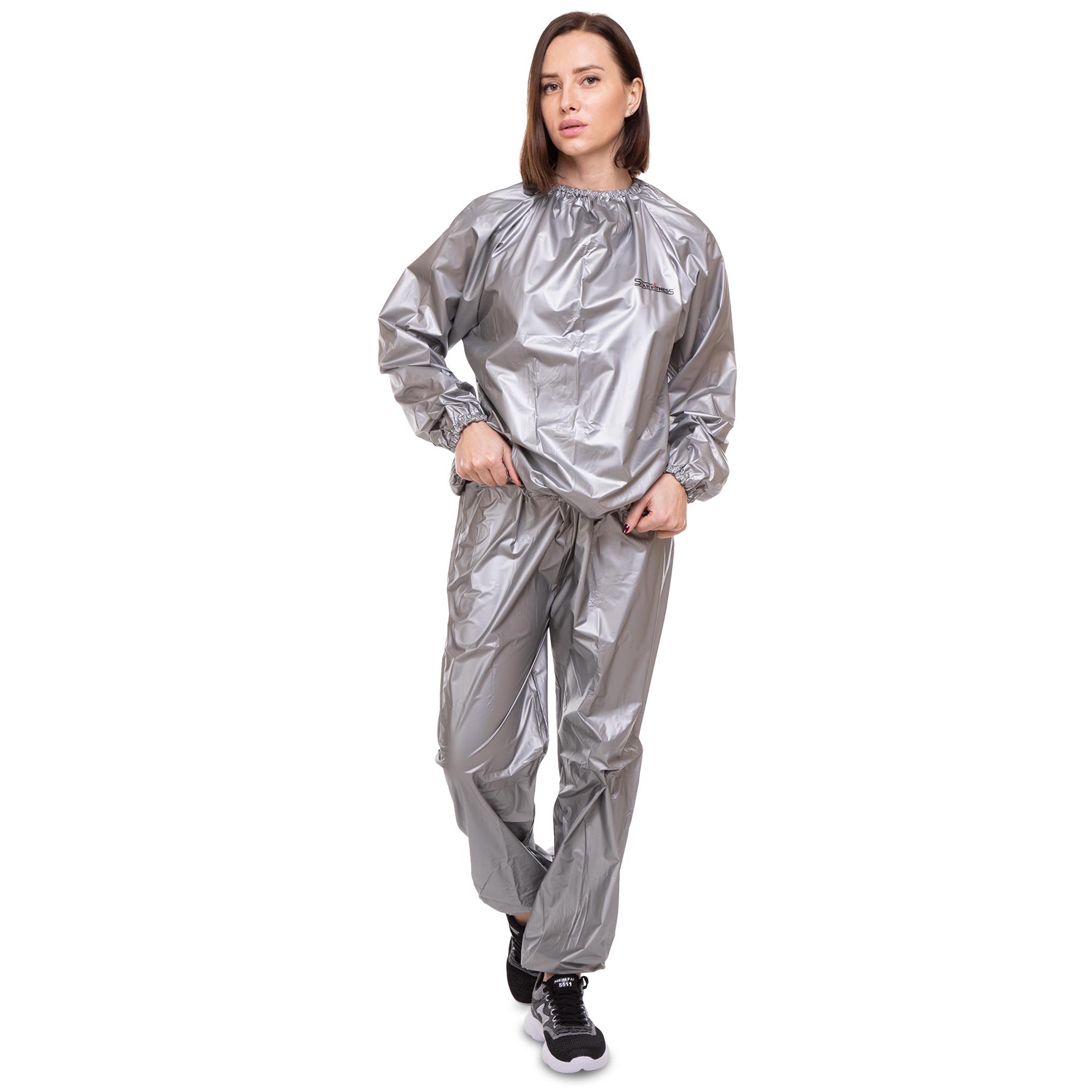 Костюм-сауна Zelart SAUNA SUIT STAR ST-4810 S-M Світло-сірий (DR004614) - фото 1