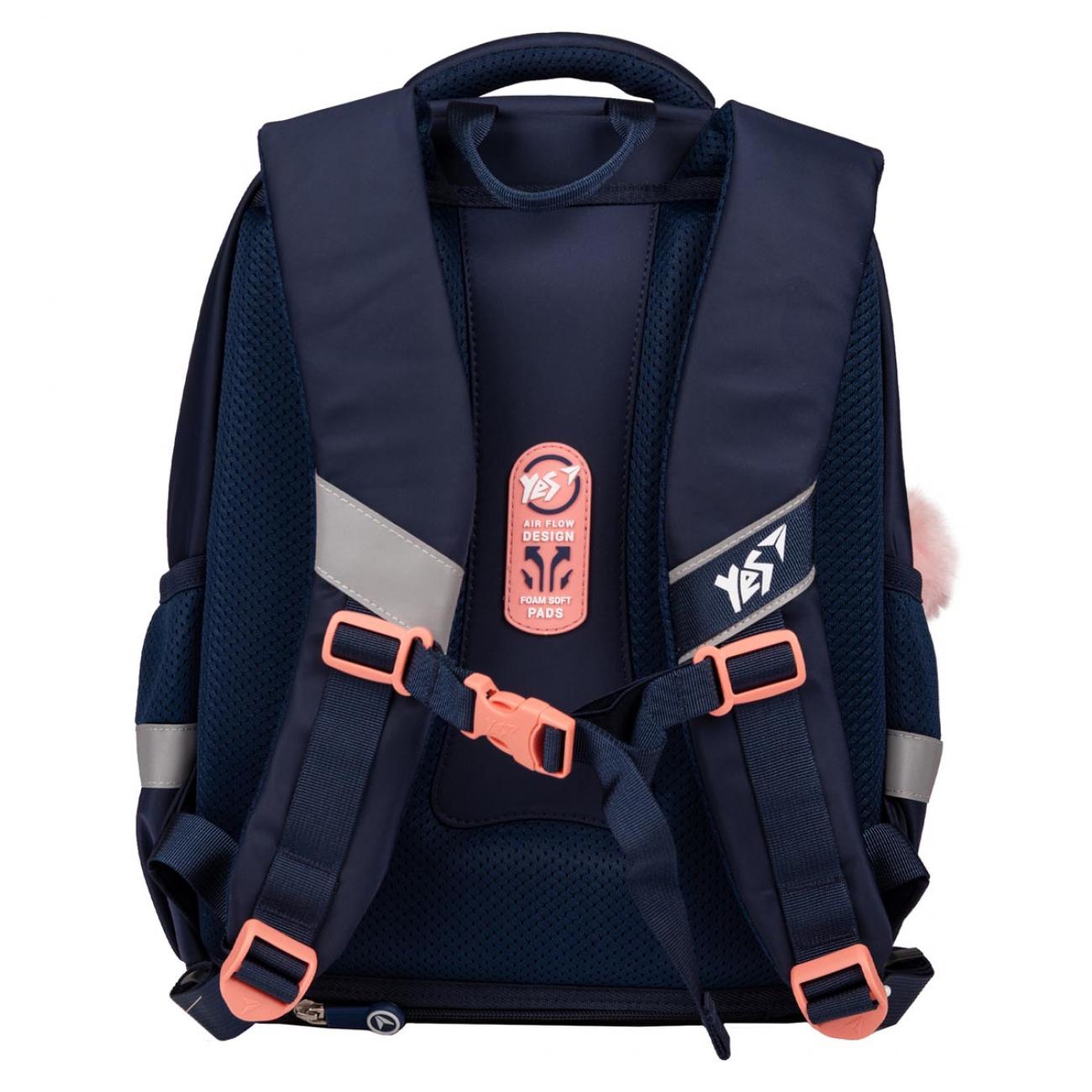 Школьный рюкзак с чехлом от дождя YES Be Like a Cat S-52 Ergo (559885) - фото 5 Школьный рюкзак с чехлом от дождя YES Be Like a Cat S-52 Ergo (559885) - фото 5