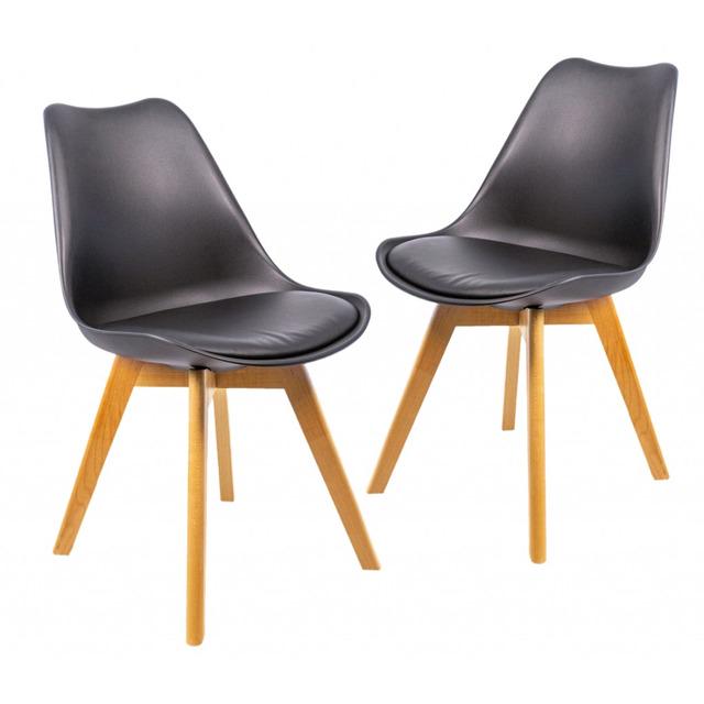 Стул кухонный Bonro B-487 2 шт. Черный (42400484)