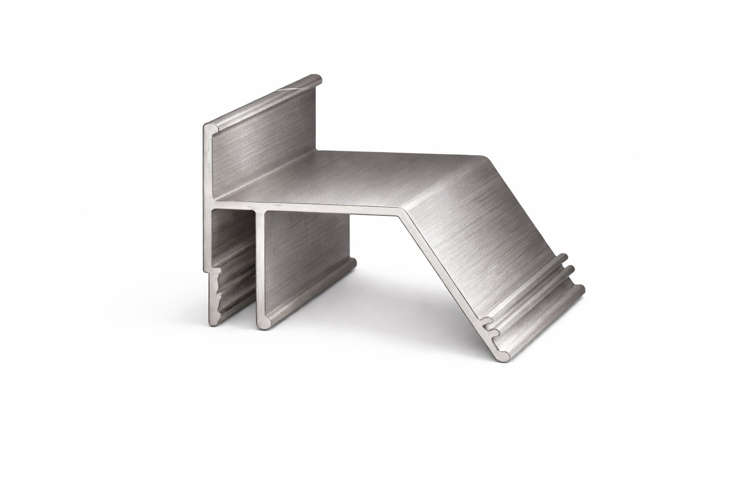 Профиль контурный ПФ для натяжных потолков алюминиевый 2 м (ПК0000 2,0м)