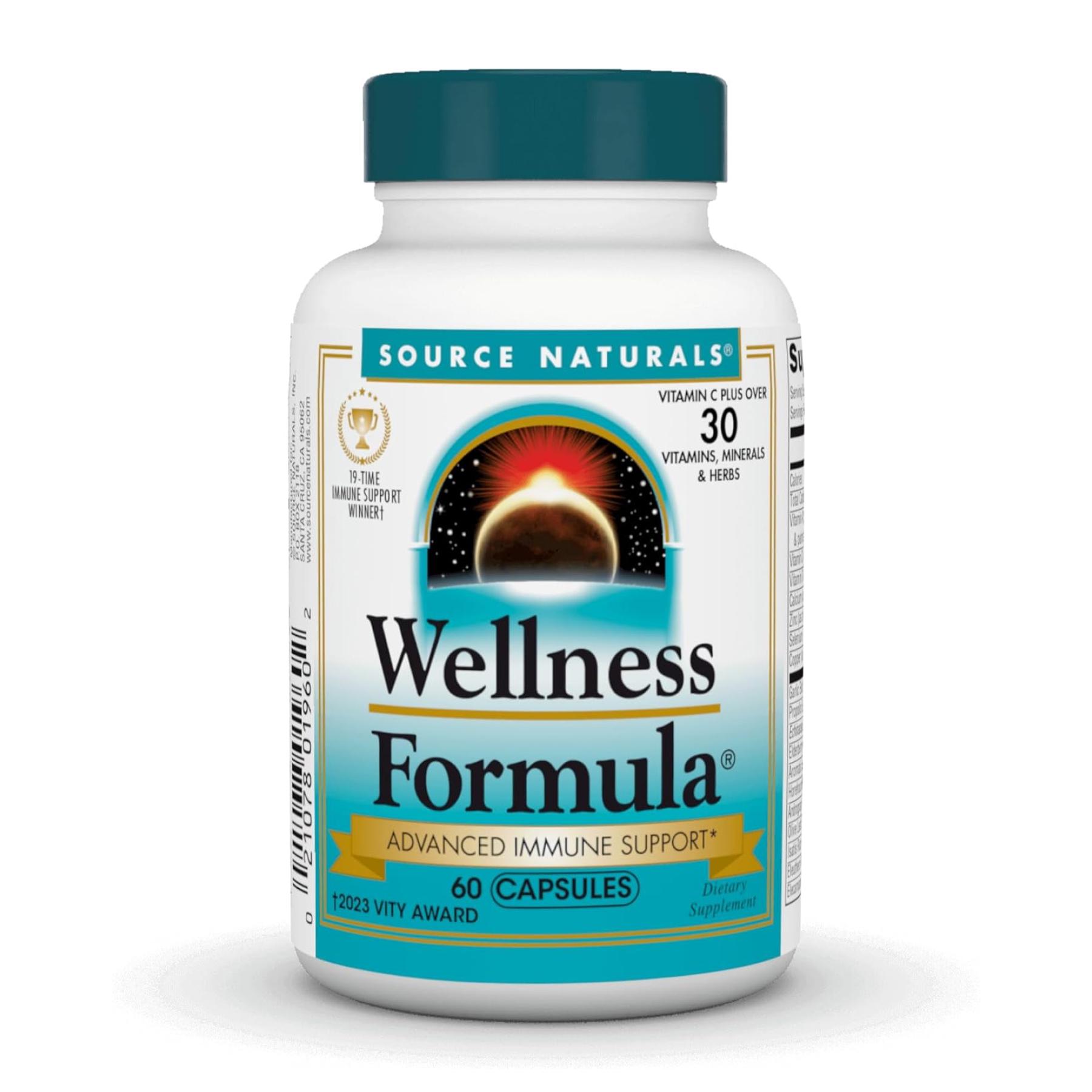 Мультивитаминный комплекс Source Naturals Wellness Formula 60 кап.