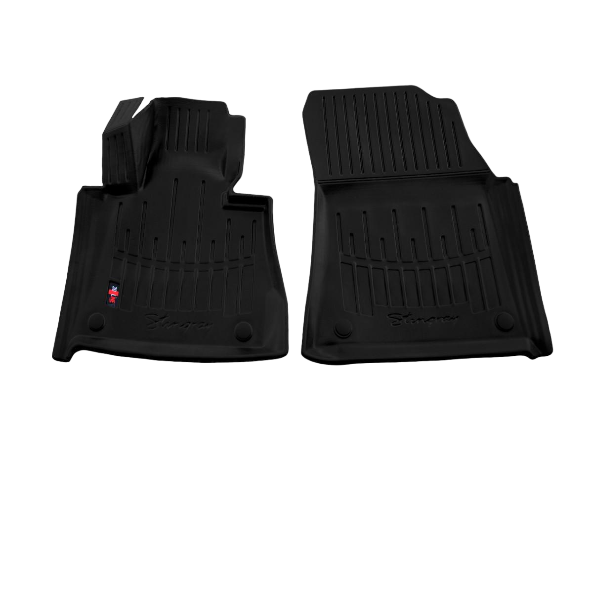 Коврики резиновые Stingray BMW X5 E53 1999-2006 с бортом 2 шт. Черный (5027022)