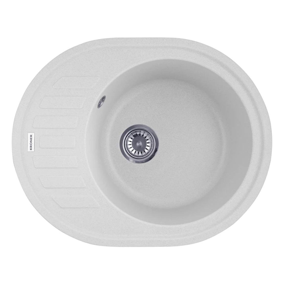 Мийка кухонна Kroner KRP Komposit GRA 6250 (CV027415)