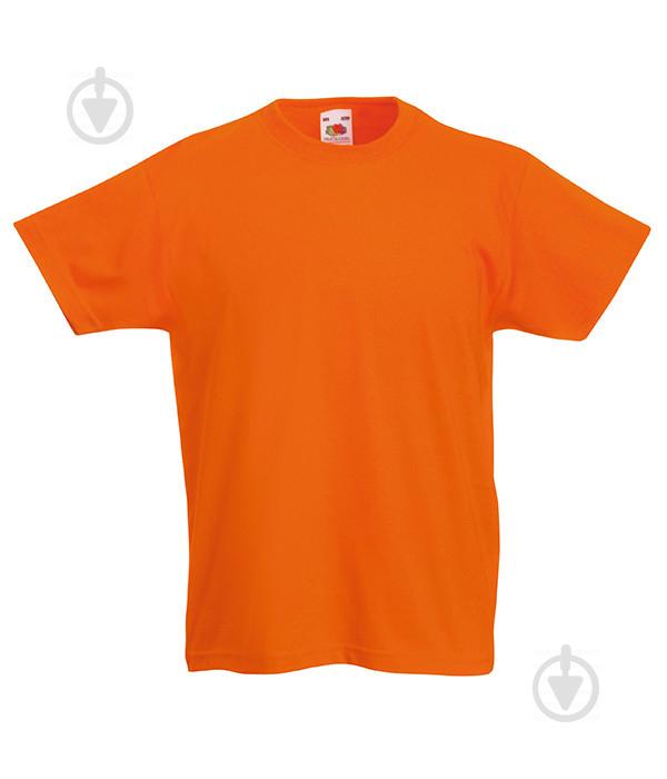 Футболка Fruit of the Loom Valueweight 116 см Оранжевый (061033044116)