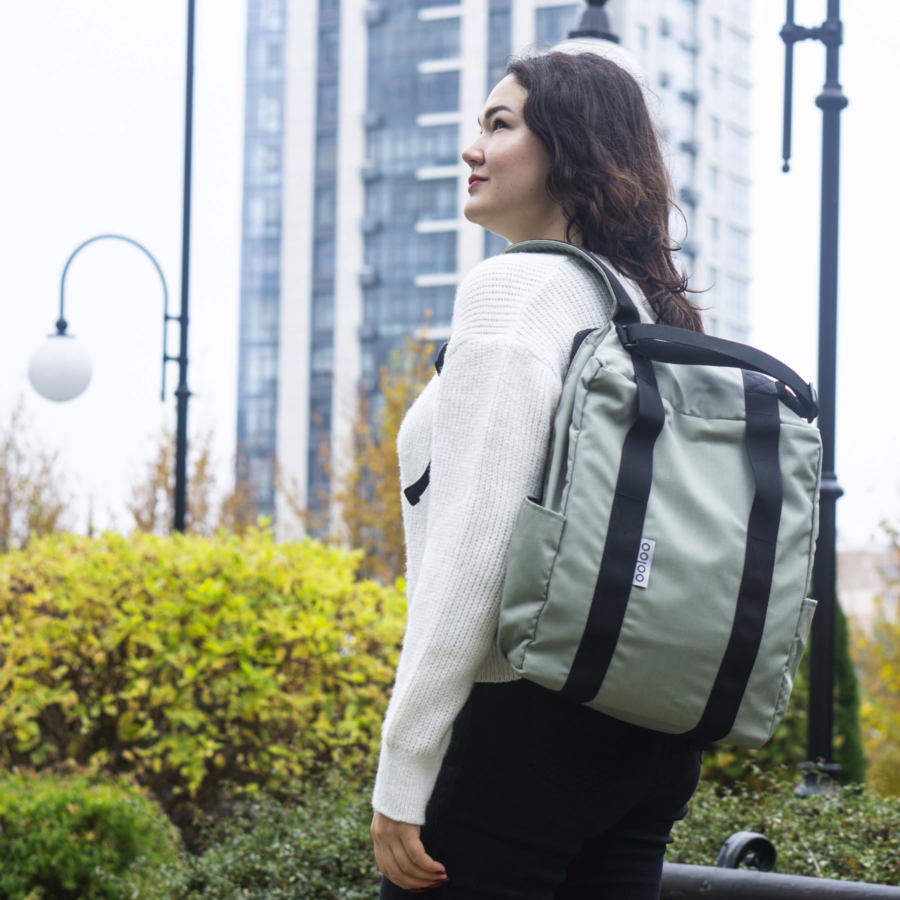 Рюкзак-антикрад OOLOO Кенгуру mini 40x30x12 см Оливковый (631/414) Рюкзак-антикрад OOLOO Кенгуру mini 40x30x12 см Оливковый (631/414)