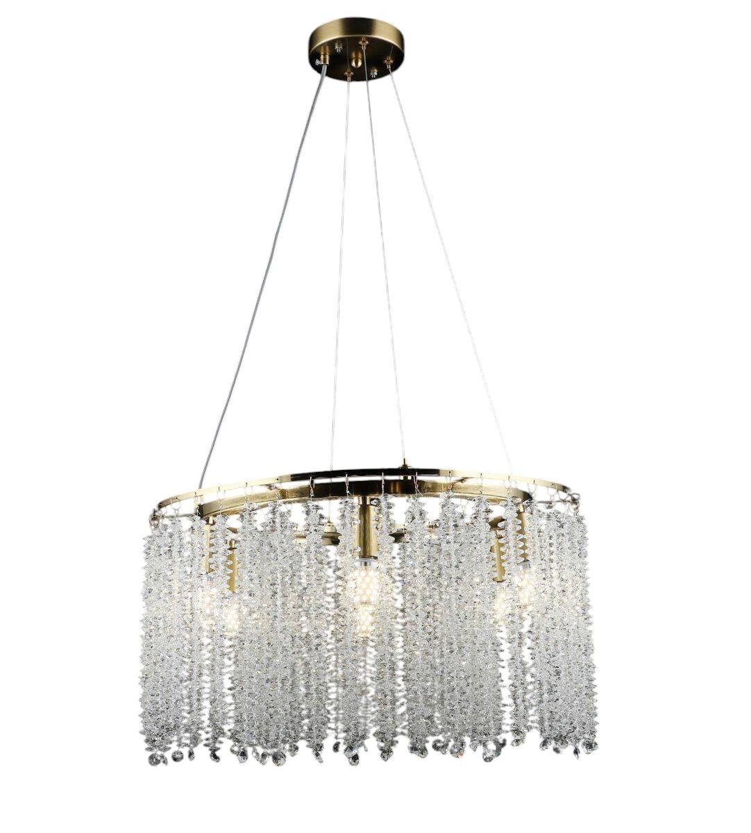 Люстра кришталева підвісна Sirius b e2669/6 cop (45247)
