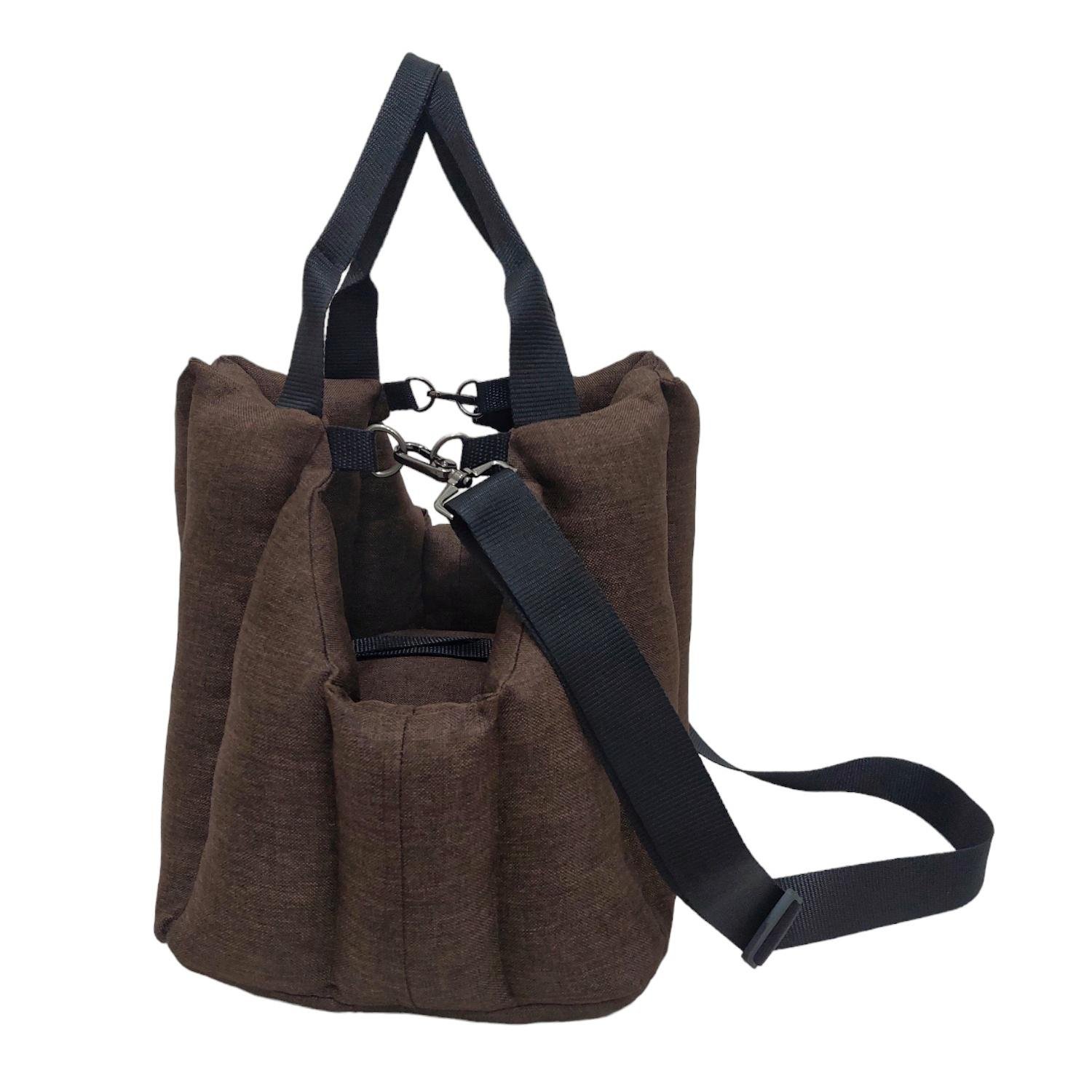 Сумка-переноска для тварин 45х30х37 см Темно-коричневий (7653453) - фото 7 Сумка-переноска для тварин 45х30х37 см Темно-коричневий (7653453) - фото 7