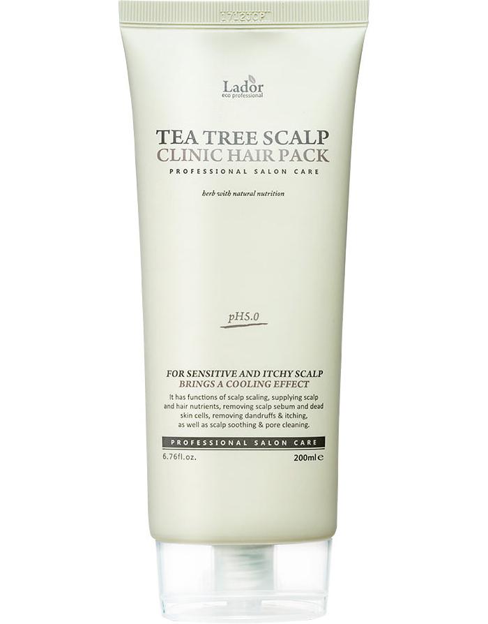 Маска-пілінг для шкіри голови Lador Tea Tree Scalp Clinic Hair Pack з чайним деревом 200 мл (8809500810681)