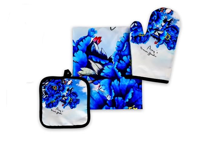 Кухонный набор перчатка/прихватка/фартук 3 пр. 53x68 см (LU000118)