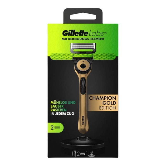 Станок для гоління Gillette Labs із 2-а касетами з магнітною платформою (26851681)