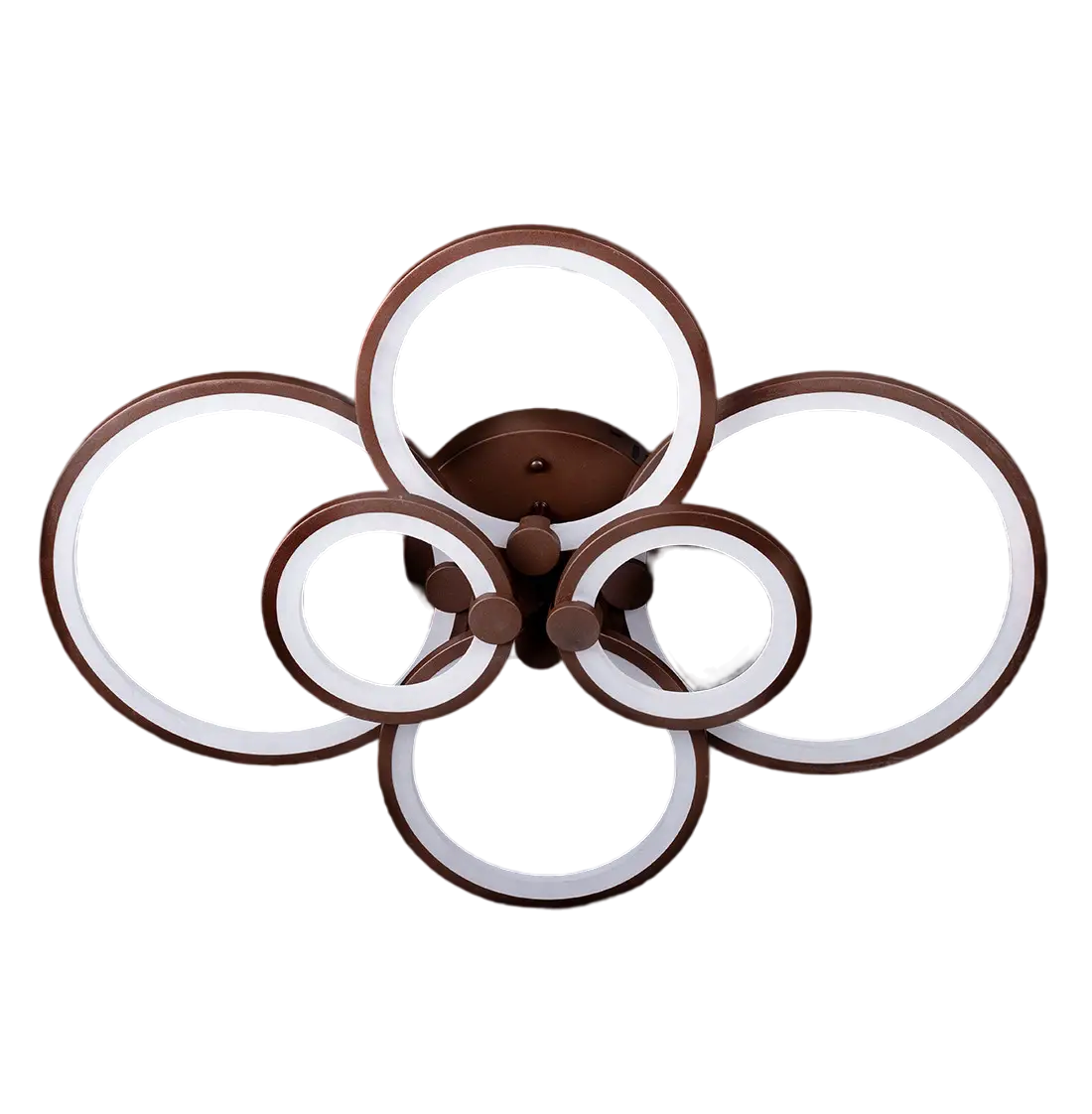 Люстра светодиодная Svet SL-5332/2+2+2 COFFE DIMMER 192W с пультом Коричневый