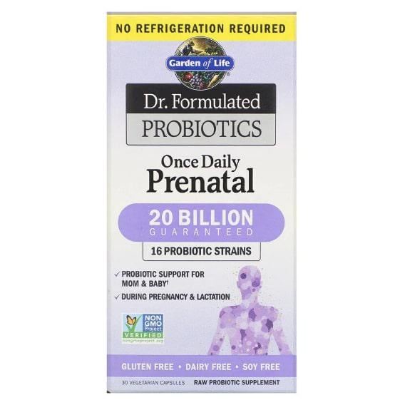 Пробиотик Garden of Life Dr. Formulated Probiotics Once Daily Prenatal GOL-12003 30 веганских капсул (000001439) Пробиотик Garden of Life Dr. Formulated Probiotics Once Daily Prenatal GOL-12003 30 веганских капсул (000001439)