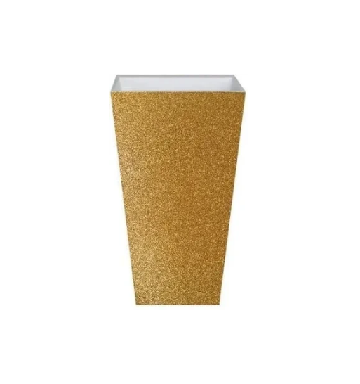 Умывальник Besco Vera Glam 40х50х85 см Золотой (UMDVWOZ)