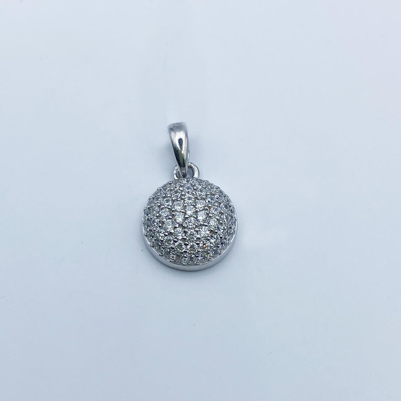 Серебряный кулон с фианитом Алина 2,82 г (2154107090)
