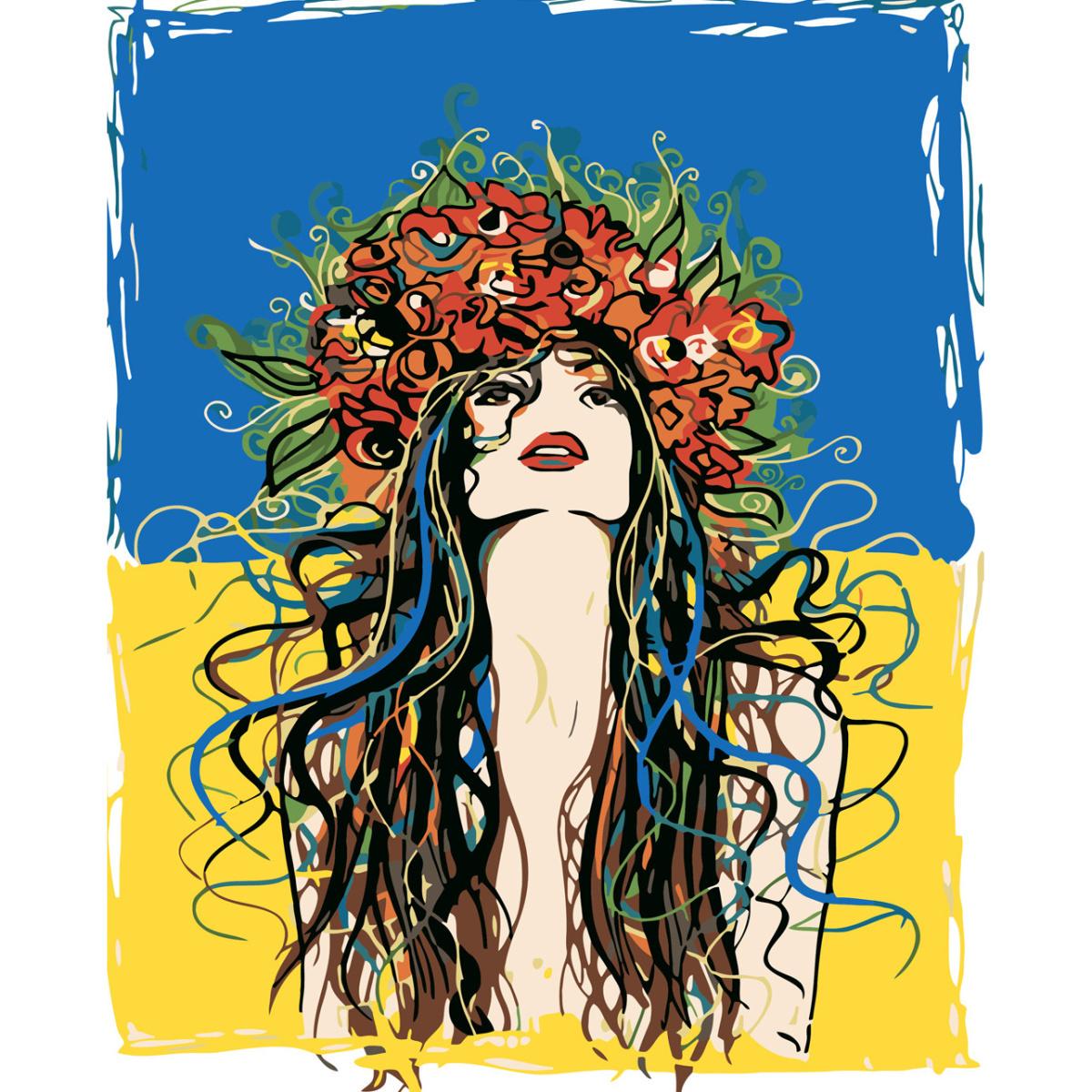 Картина по номерам Strateg Премиум Свободная и независимая 30x40 см (SS-6567)