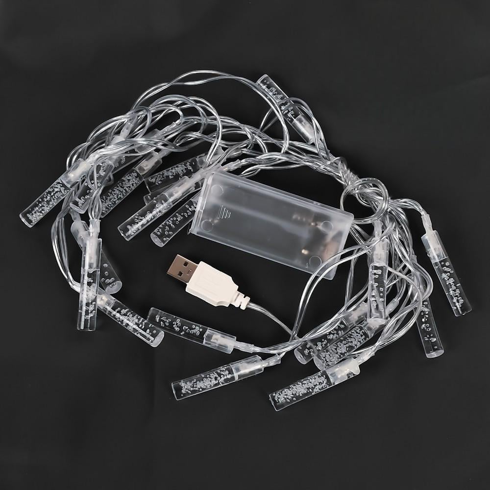 Гирлянда светодиодная Stenson Firefly 3м/20 LED Желтый/Прозрачный (R95884-Y)