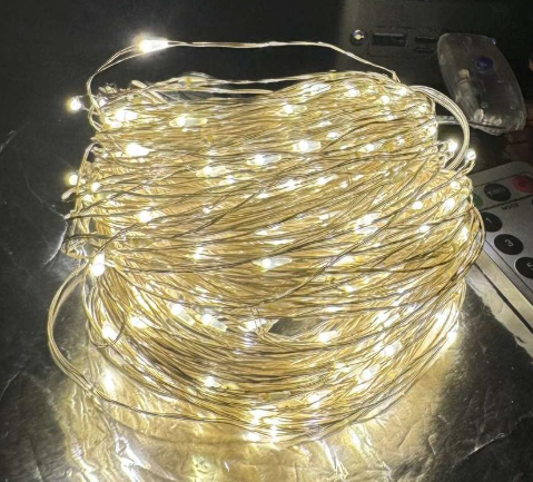 Гирлянда Роса с пультом на медной проволоке 20 м USB 200LED (22720266)