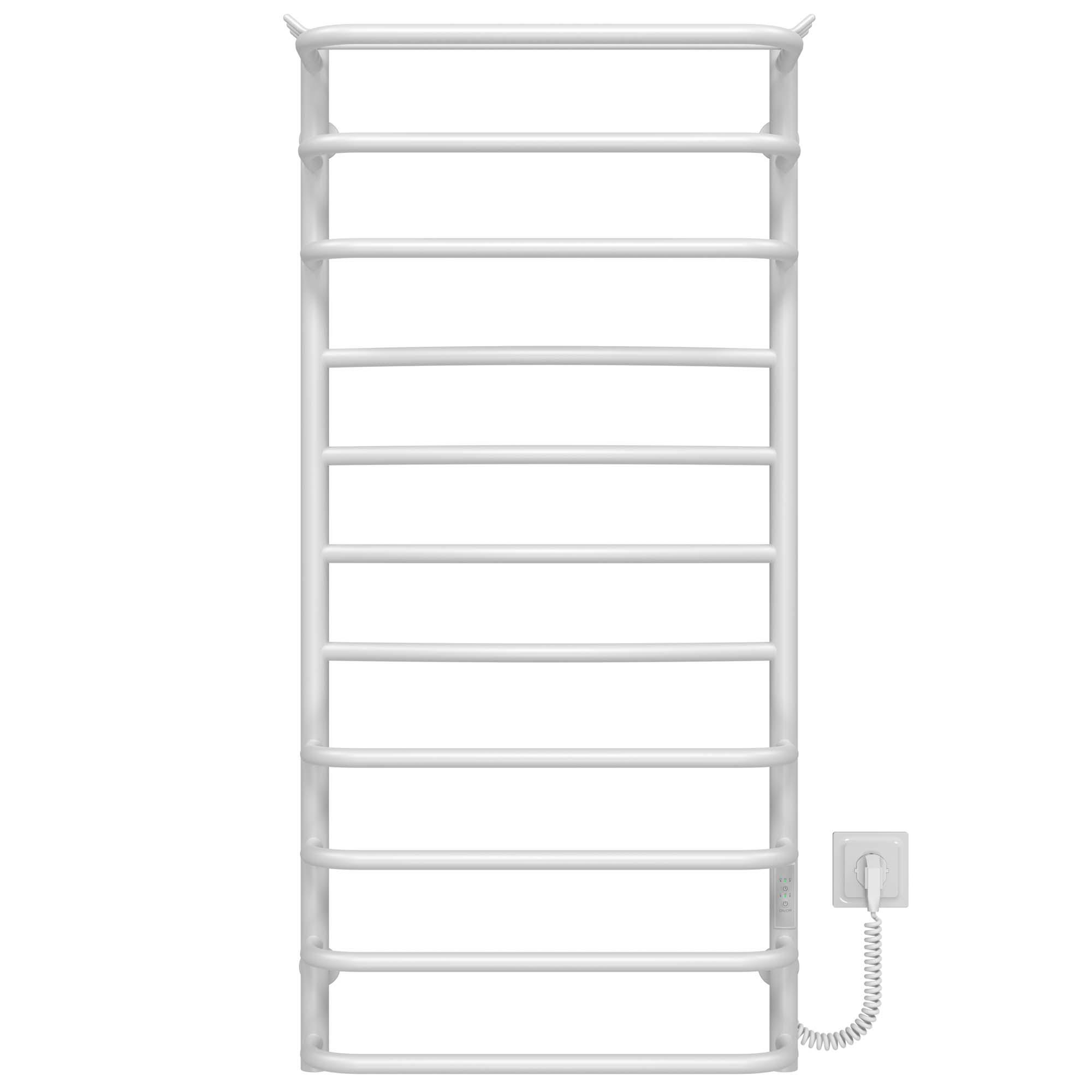 Рушникосушарка електрична Deffi Юність П11 WD03 праве підключення нержавіюча сталь 500х1100 мм Білий (C.YU.110.50.11.E.W.R.3)